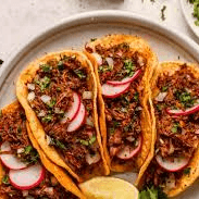 taco blandito de barbacoa
