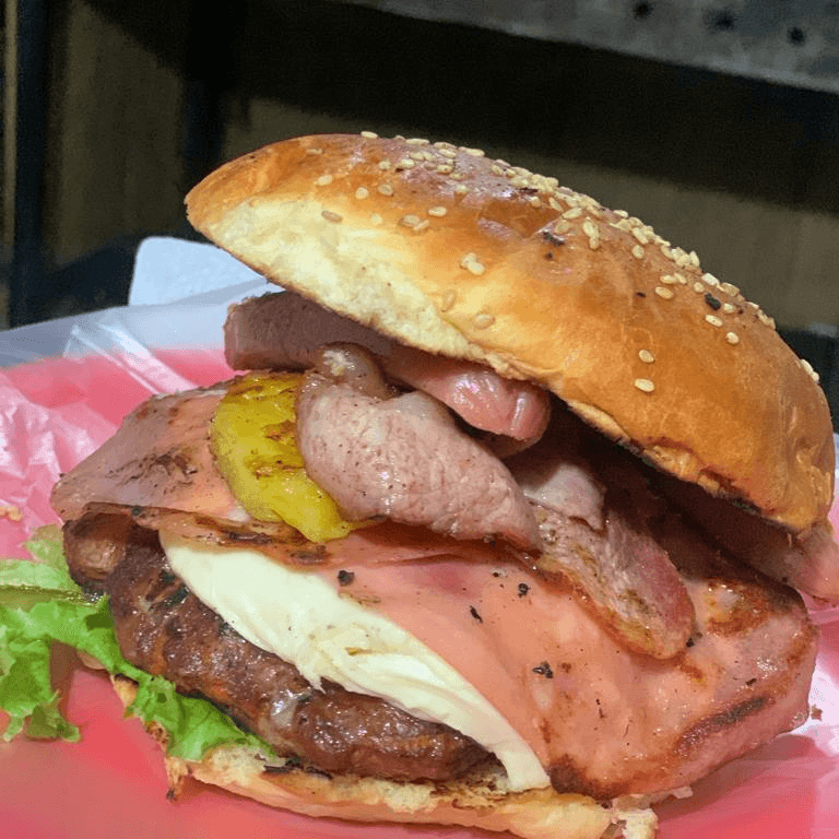 Hamburguesa Hawaiana