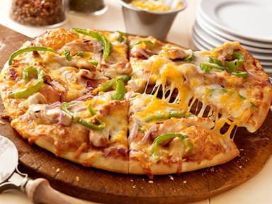 Chicken Pizza + Bebida