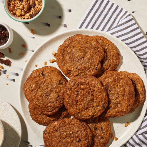 Galleta de Avena, Nueces, Arándanos y Canela