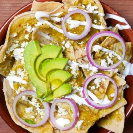 HORCHATA Con CHILAQUILES Verdes
