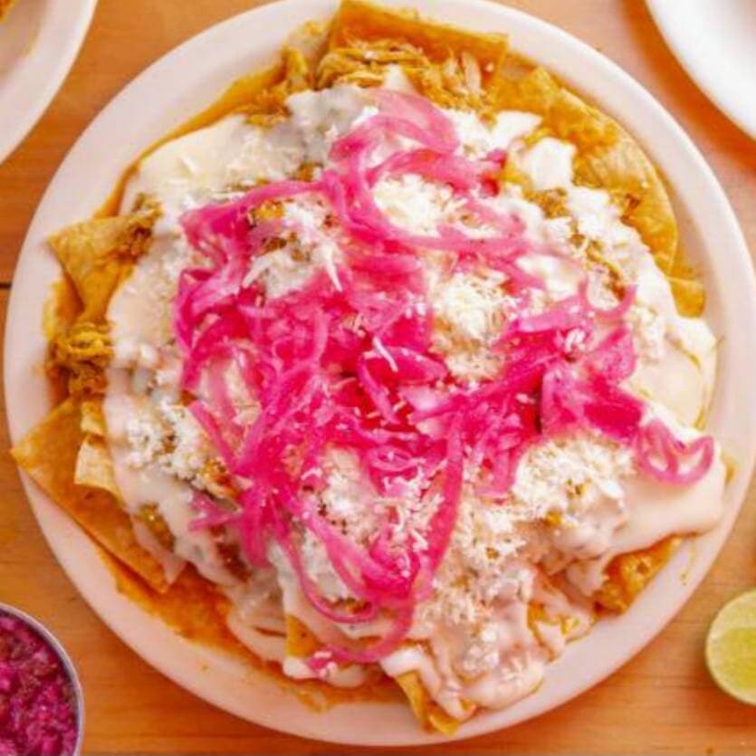 Chilaquiles con Cochinita Pibil