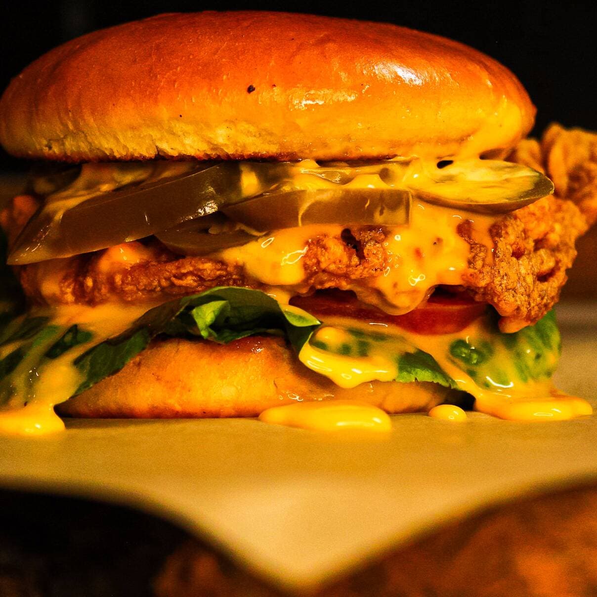 Hamburguesa Pollo Espacial