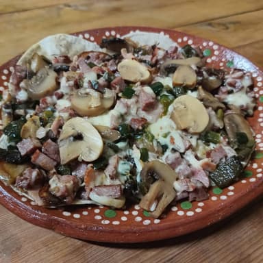 Alambre Champiñón Chico (4 Tacos)