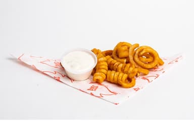 Papas Espiral con Aderezo Ranch