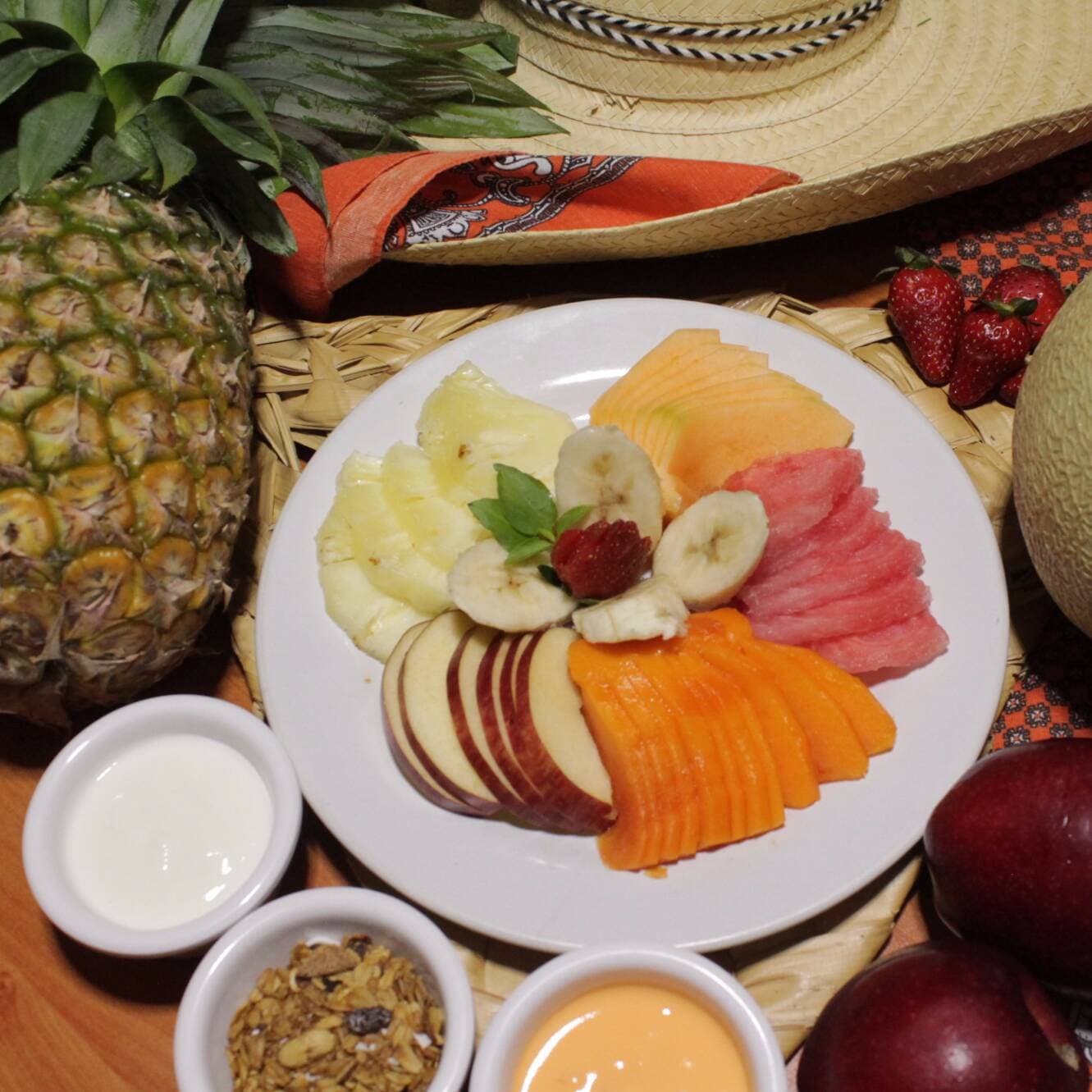 Orden de Frutas con Queso Cottage