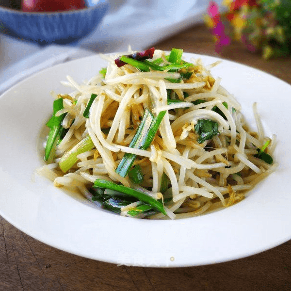 炒豆芽 Brotes de Soja Fritos