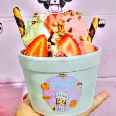 Fresas con crema