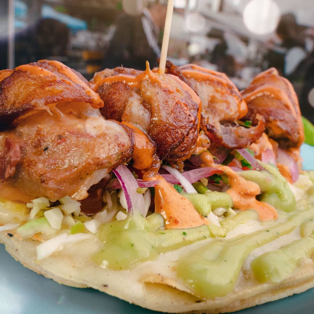 Taco costa azul