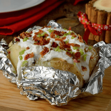 Papa al Horno con Chorizo Argentino