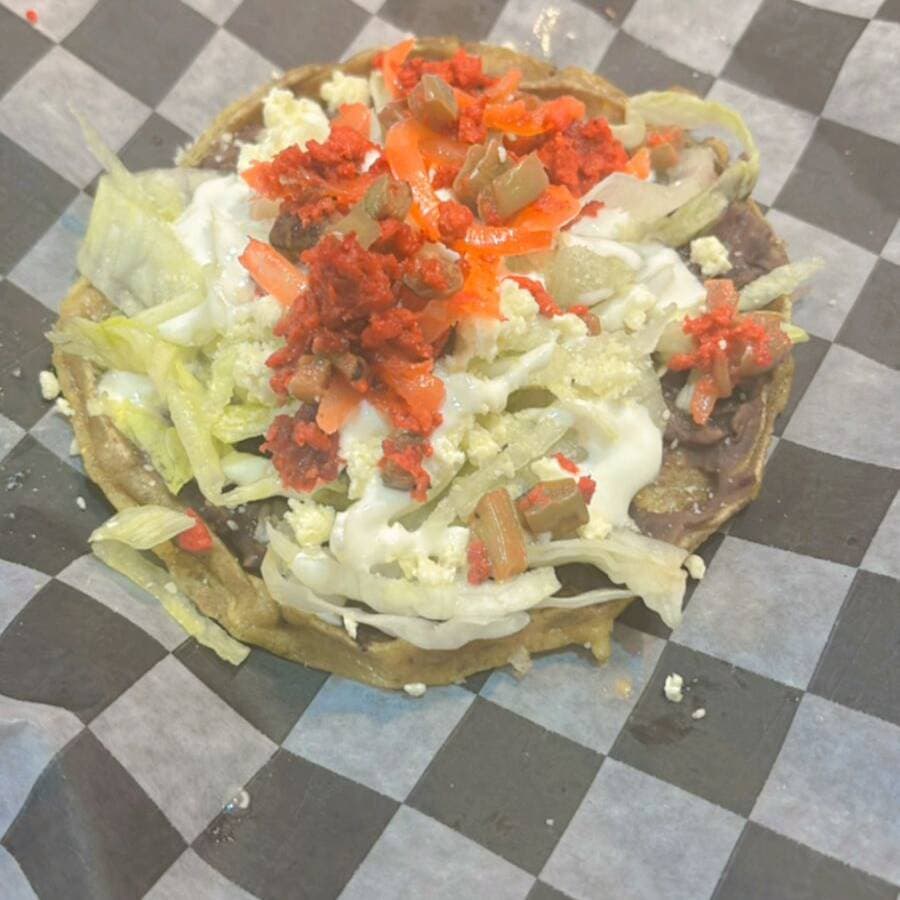 Sope de papa con chorizo