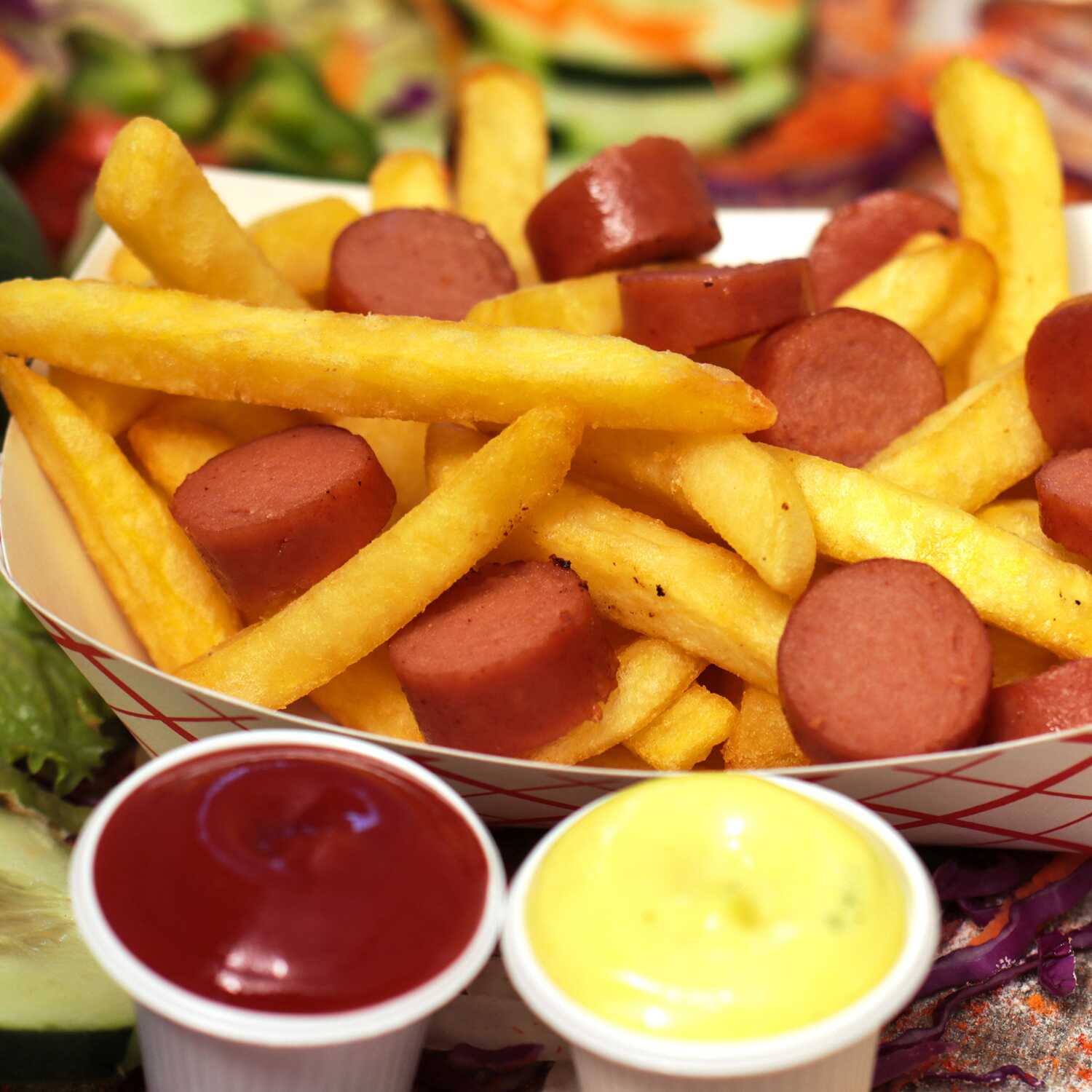 🍟🥩 2 Salchipapas🍟🥩