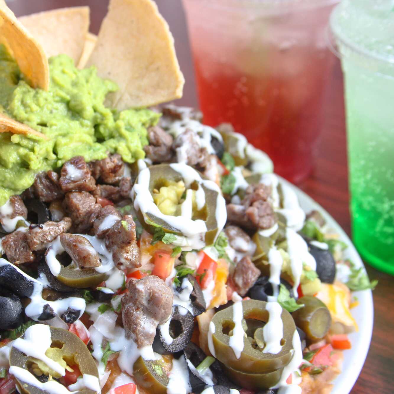 Nachos con arrachera