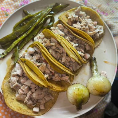 TACOS DE BISTEC