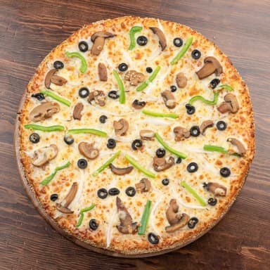 Pizza Vegetariana (Tamaño Familiar 8 Rebanadas)