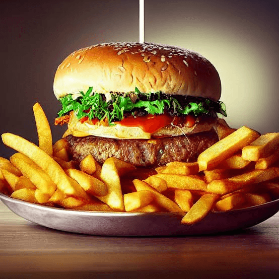 Combo Hamburguesa Hawaiana+ 250 Grs Papas Fritas