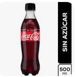 GASEOSA COCA- COLA ZERO DE 500 ML