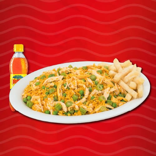 Combo Individual Arroz con Pollo + Bebida