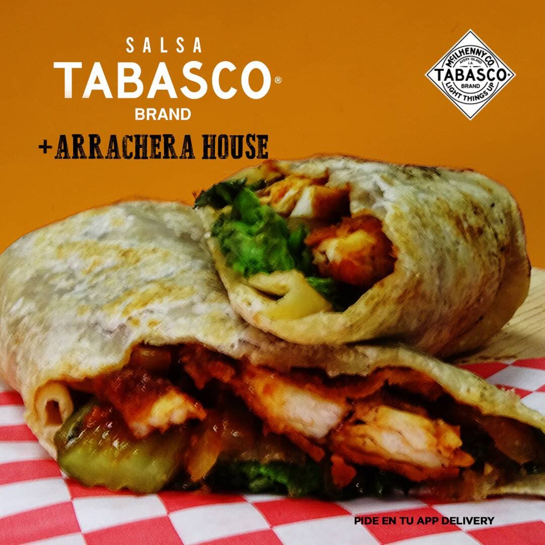 Combo Burrito Chicken Crujiente By Tabasco BBQ