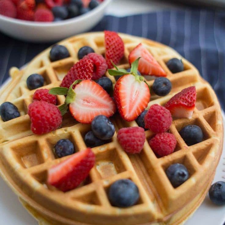 Waffle + Jugo