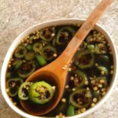 Jalapeños con Soya