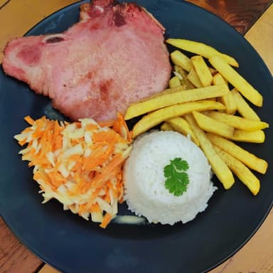 Almuerzo Chuleta Ahumada