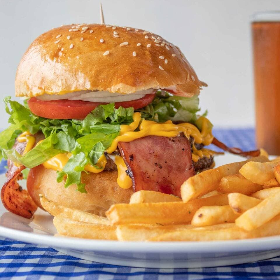 Hamburguesa triple torta