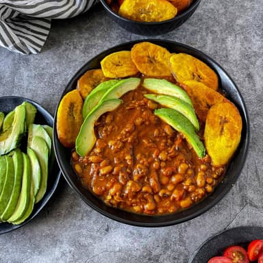 Frijoles con Platano (Cocina Africana)