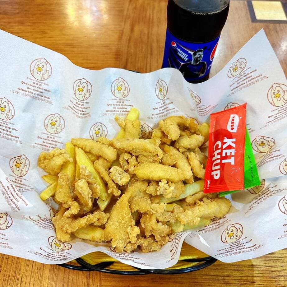 Chicharron Pecho+Papas+Pepsi 355ml