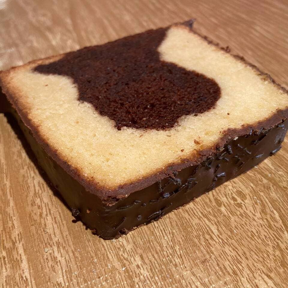 Cuadro de Chocolate Marmoleado