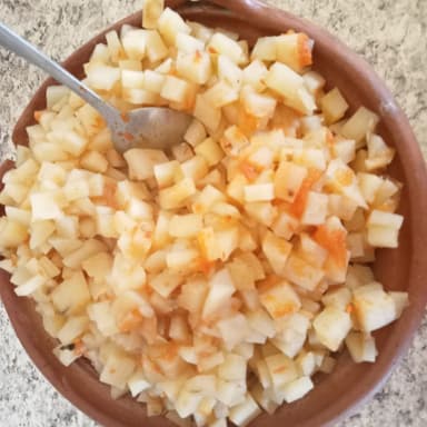 Burrito de Papas con queso