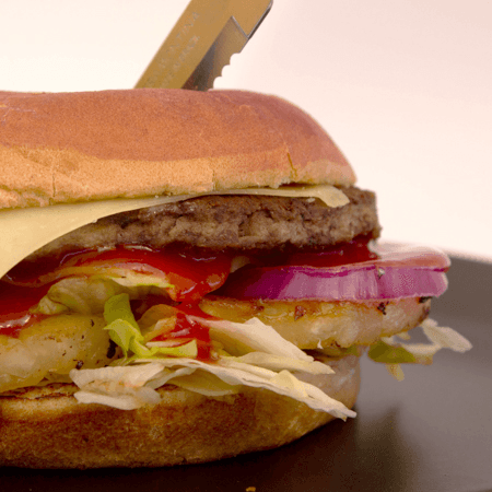Hamburguesa Hawaiana  (Individual)