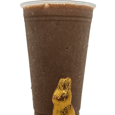 Frappe de chocolate cn Nutella y un conejito turin