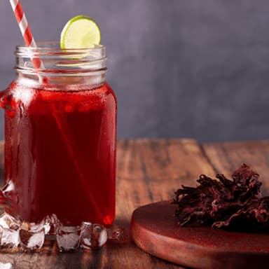 Agua de Jamaica 1 Litro