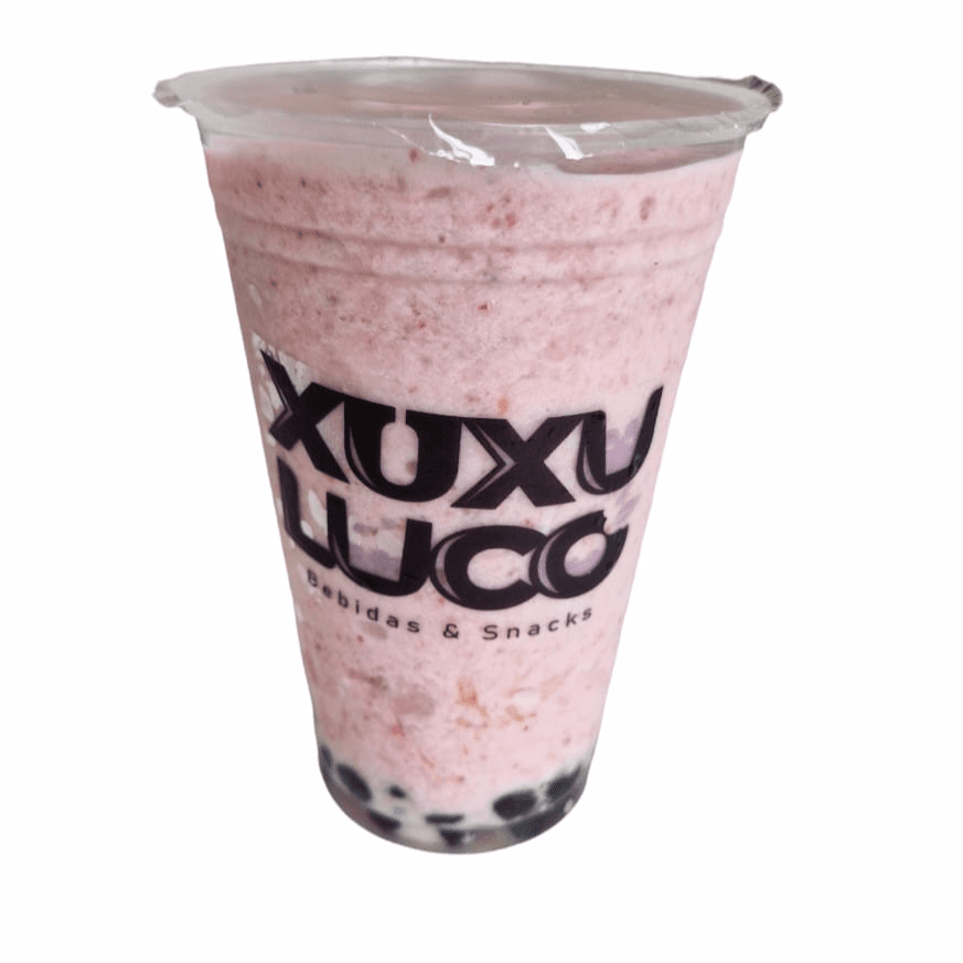 Bubble Tea Fresa con Plátano