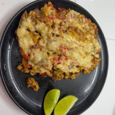 Alambre de Bistec Enchilado