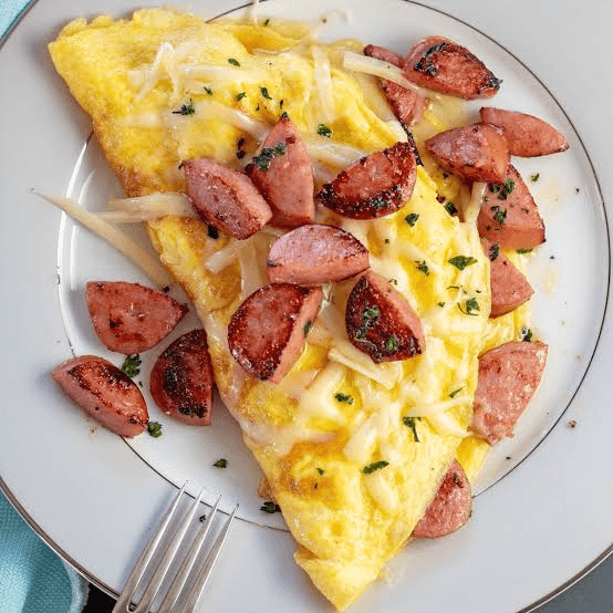 Omelette con Espinaca