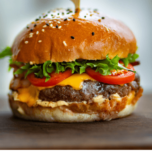 Hamburguesa Con Queso