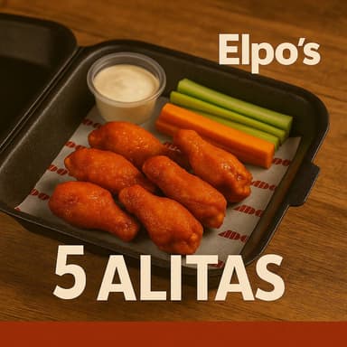 Alitas 5 piezas
