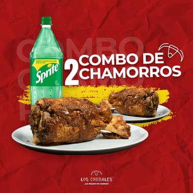 Combo 2 Chamorros Adobados + Refresco 1.5 Lt Promo