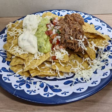 Nachos con Pulled Pork Personal