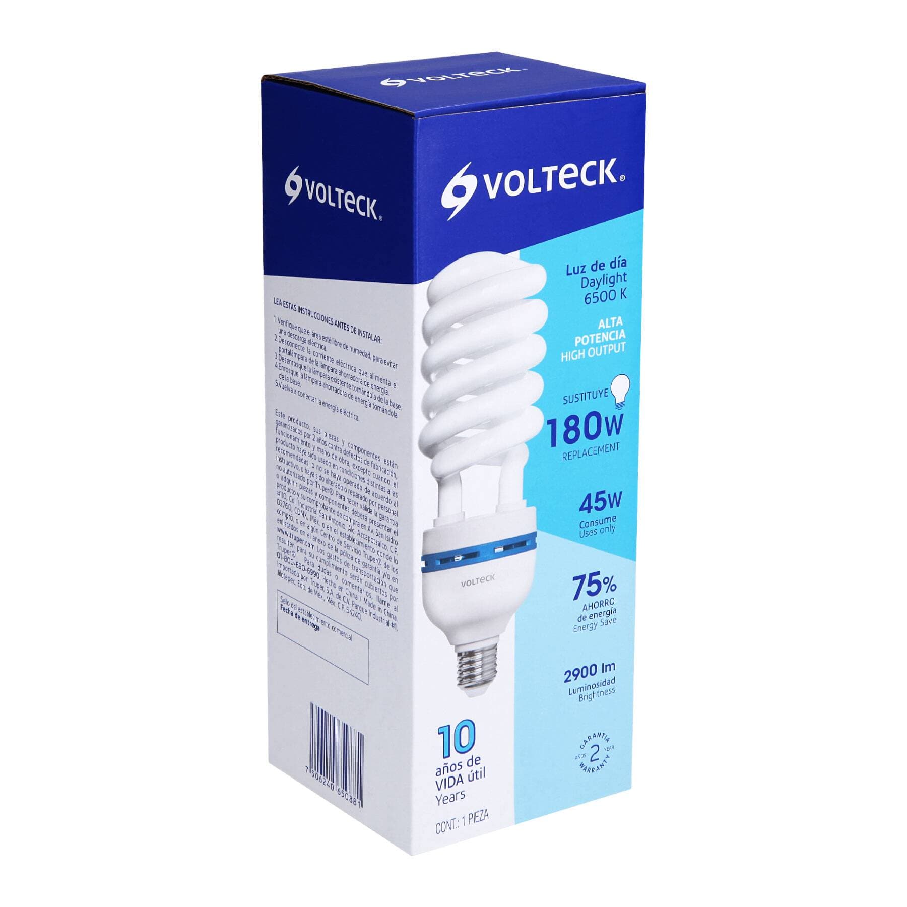 Lámpara Espiral 45w Volteck