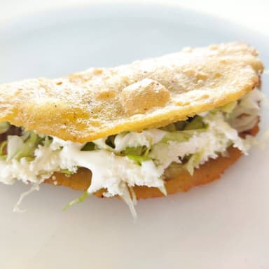 Quesadilla de Papa con Chorizo