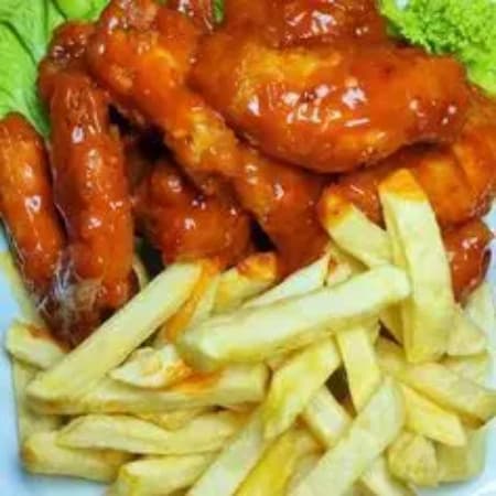 Combo Alas x8 + Papas + Bebida 250 ml