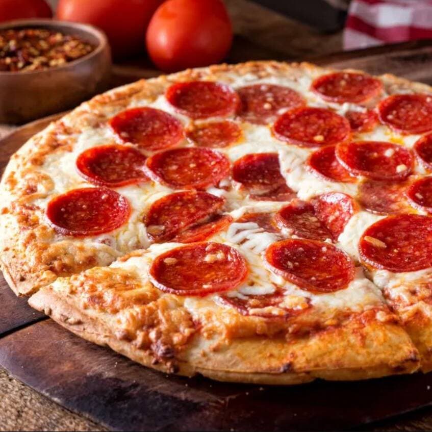 PIZZA CARNES FRIAS INDIVIDUAL
