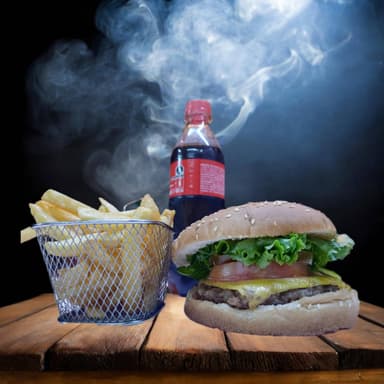 combo burger sencilla
