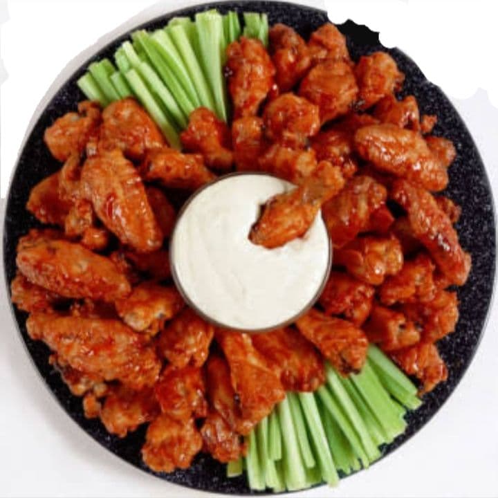 20 Alitas al Carbón BBQ O Búfalo