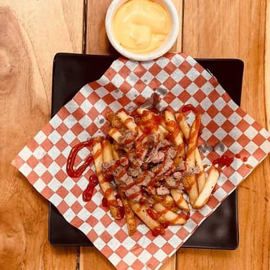 Papas a la Francesa con Arrachera