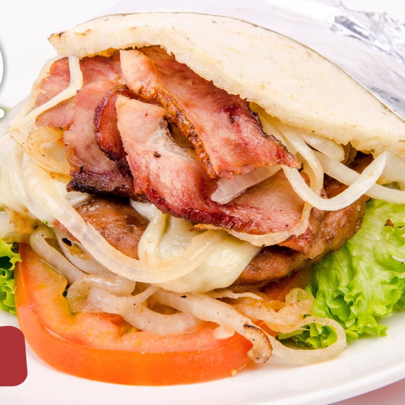 Combo HAMBURGUESA + Jugo del Dia + Postre