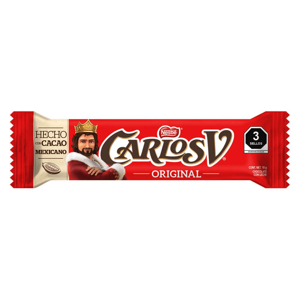Chocolate Carlos V 18 Gramos